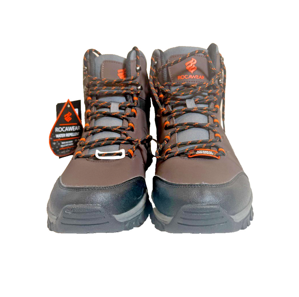 Rocawear Brown Leather Hiking Trail Boots Men's Size 13 Outdoor Shoes